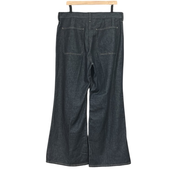 J. Crew Sailor High-Rise Wide Leg Dark Wash Jeans Size 32P NWT - Picture 6 of 14